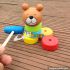 Most popular preschool kids educational toy wooden baby pounding toy W11G030