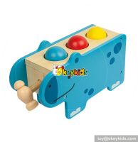 Most popular preschool pound bench toy wooden educational toys for toddlers W11G033