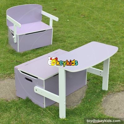 Best design bedroom furniture wooden kids table and chair W08G017A