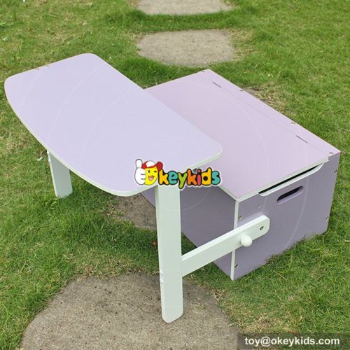 Best design bedroom furniture wooden kids table and chair W08G017A
