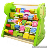 New design toddlers preschool learning toy wooden alphabet toys W12C009