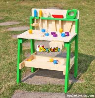 Okeykids Best design educational toy wooden kids workbench W03D057