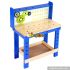 Best design large play builder wooden children toy workbench W03D073