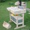 Best design large play builder wooden child's workbench with tools W03D040A