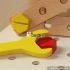 Best design large play builder children wooden tool workbench toy W03D033