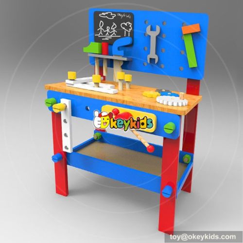 Best design large play builder wooden children's work benches with tools W03D076C