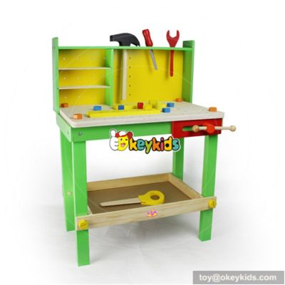 Best design children educational toy wooden tool table W13D013