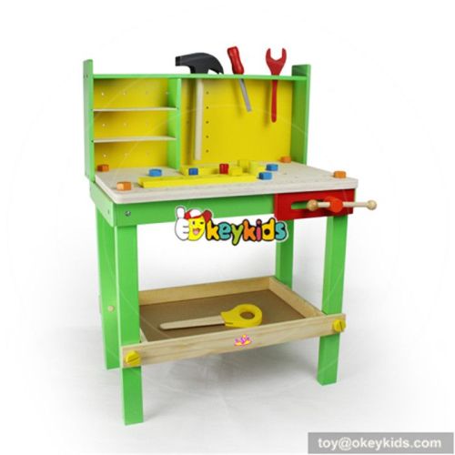 Best design children educational toy wooden tool table W13D013