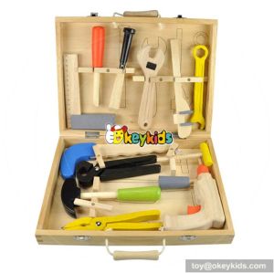 Top sale children educational tool set wooden toy box W03D018