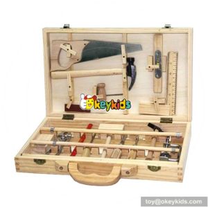 Best design kids educational toy box wooden tools toys W03D021