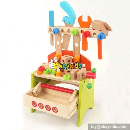 Best design kids educational toy wooden toy tools W03D045