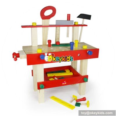 Best design toddlers educational toy wooden play tool set W13D012
