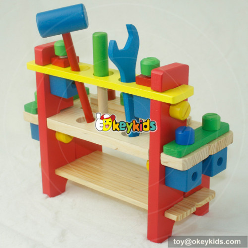 Best design educational toy wooden children tool set W03D024