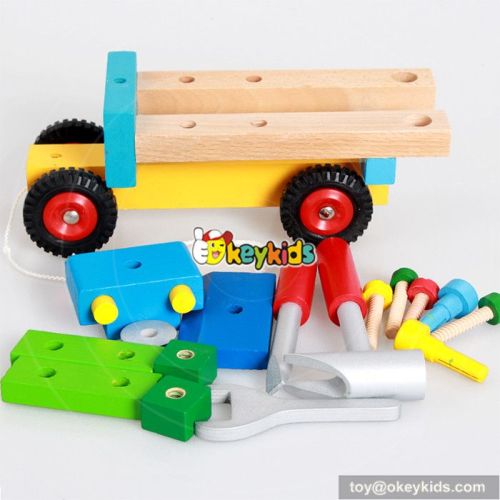 Best design intelligence toys wooden toy drill for toddlers W03C022