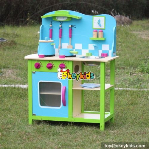 Okeykids New hot cooking play wooden kids kitchen set W10C181