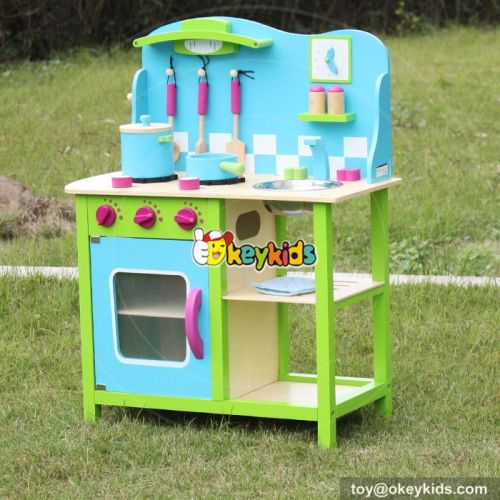 Okeykids New hot cooking play wooden kids kitchen set W10C181