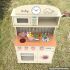 New design cooking play set wooden toddler kitchen set W10C268