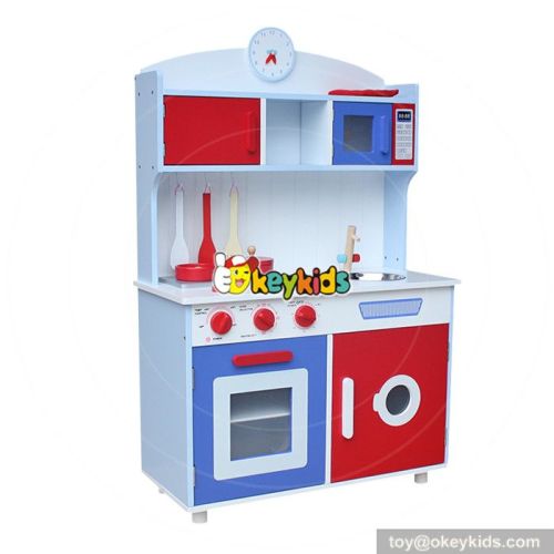 New design children cooking play set wooden kitchen toys W10C244