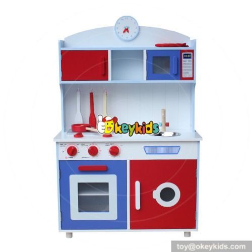 New design children cooking play set wooden kitchen toys W10C244