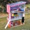 New design super model wooden dollhouse for girls W06A151