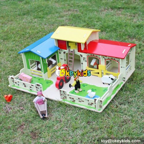 Okeykids Fancy children green wooden farm toys for sale W06A167