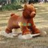 Top fashion cute plush stuffed rocking horse for toddlers W16D073