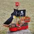 New hot products boys and girls imagine shark bite wooden toy pirate ship W03B060