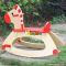 New hot comfortable baby wooden kids rocking horse for sale W16D088