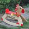 New hot comfortable baby wooden kids rocking horse for sale W16D088