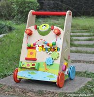 Okeykids Multi-function push along toys wooden infant push walker W16E061