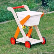 New design pretend shopping cart wooden best walker for baby W16E063
