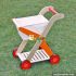 New design pretend shopping cart wooden best walker for baby W16E063