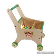 New design push wooden baby steps activity walker W16E068