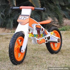 Okeykids Cool motorcycle shape wooden boys balance bike for sale W16C157
