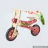 Best design red preschool wooden balance bike for toddlers W16C150