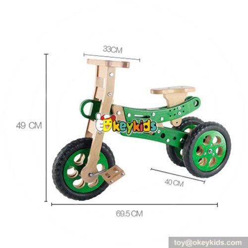 Best design kids preschool wooden strider bike W16C151