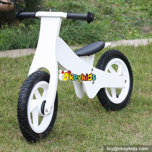 Best design preschool toddlers wooden white balance bike W16C154