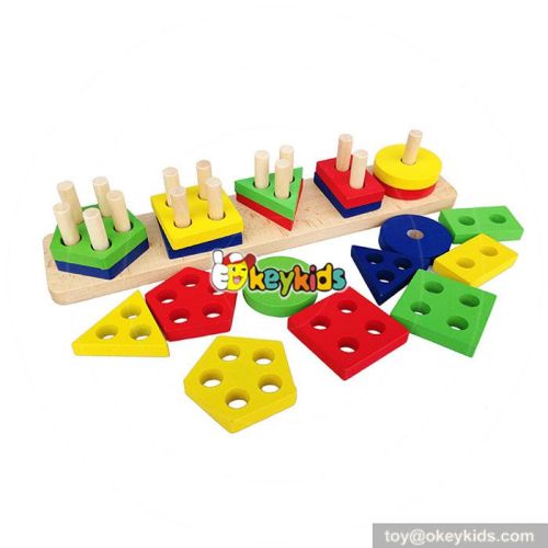 New design children geometry toy wooden shape sorter W13D112