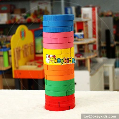 New design children wooden stacking toys for babies W13D119
