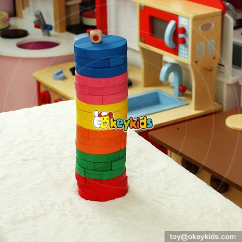 New design children wooden stacking toys for babies W13D119