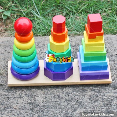 Okeykids educational toy geometric wooden toddler sorting toys W13D130