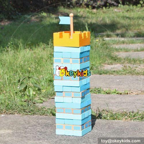 New design educational jenga wooden toys for toddlers W13D131