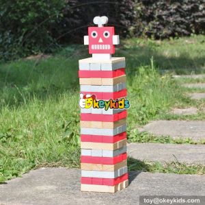 New design jenga wooden educational toys for kids W13D132