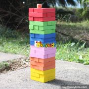 New design jenga wooden educational toys for toddlers W13D133
