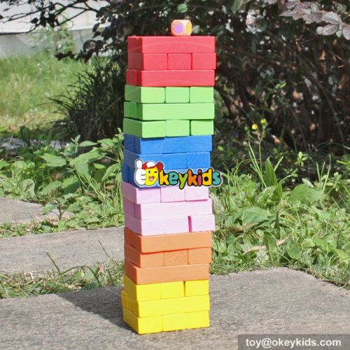 New design jenga wooden educational toys for toddlers W13D133