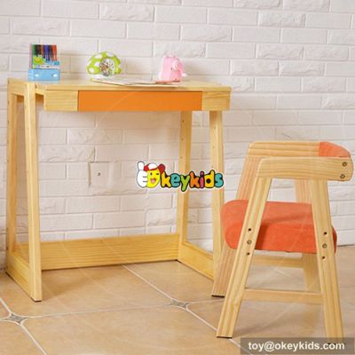 Best design children home furniture wooden kids study desk W08G156B