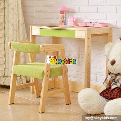 Best design kids home furniture wooden children study table W08G157A