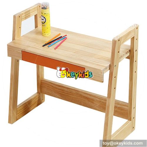 Best design children home furniture wooden kids study table and chair W08G157B