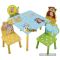 Top sale kids wooden home furniture children wooden table and chairs WO8G089