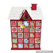 Top fashion children Christmas gifts wooden advent calendar with drawers W02A176